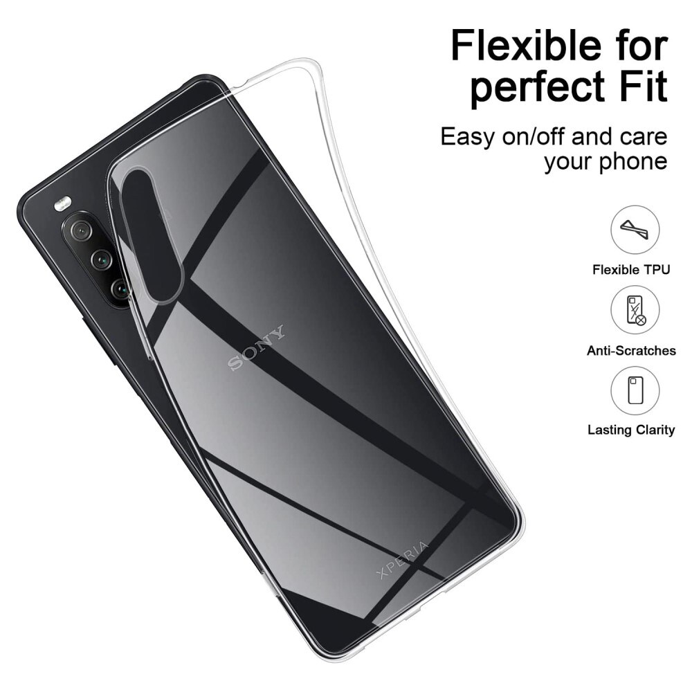 Sony Xperia 10 V Tyndt TPU-cover, Gennemsigtig