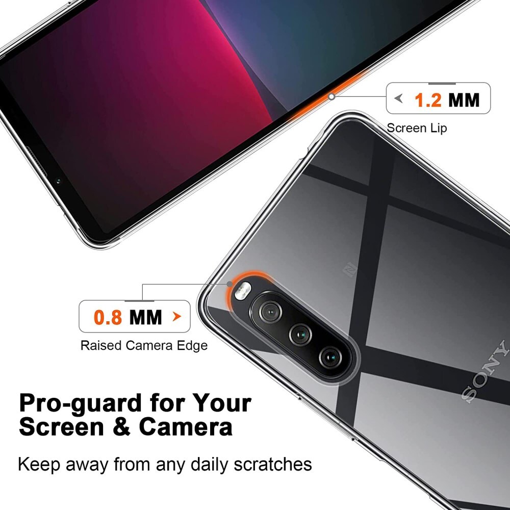 Sony Xperia 10 V Tyndt TPU-cover, Gennemsigtig
