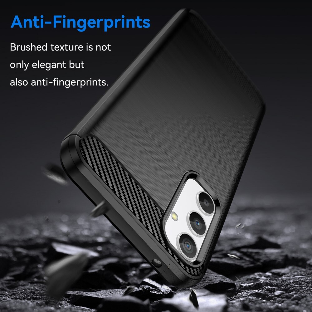 Samsung Galaxy A34 TPU-cover Brushed, Sort