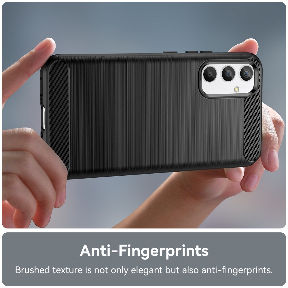Samsung Galaxy A34 TPU-cover Brushed, Sort