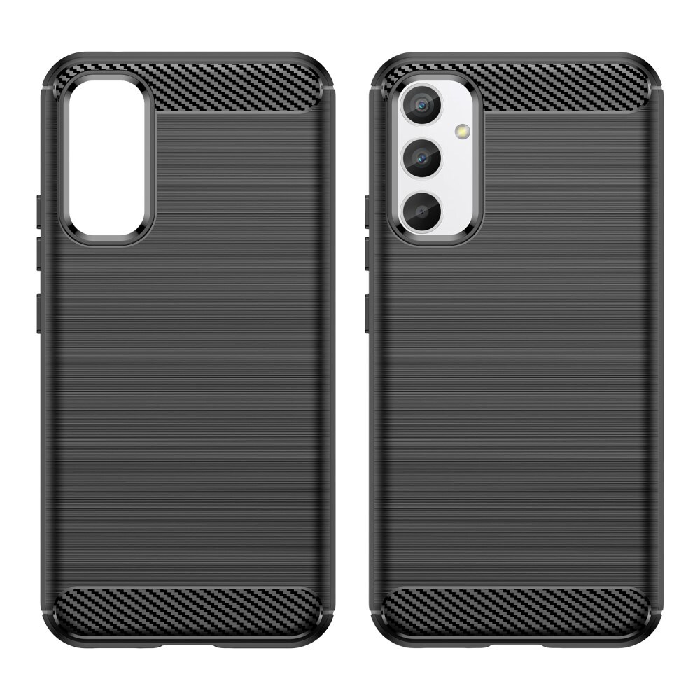 Samsung Galaxy A34 TPU-cover Brushed, Sort