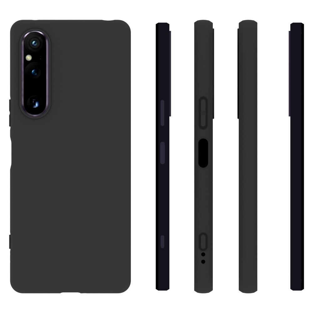 Sony Xperia 1 V Mobilcover i TPU, Sort