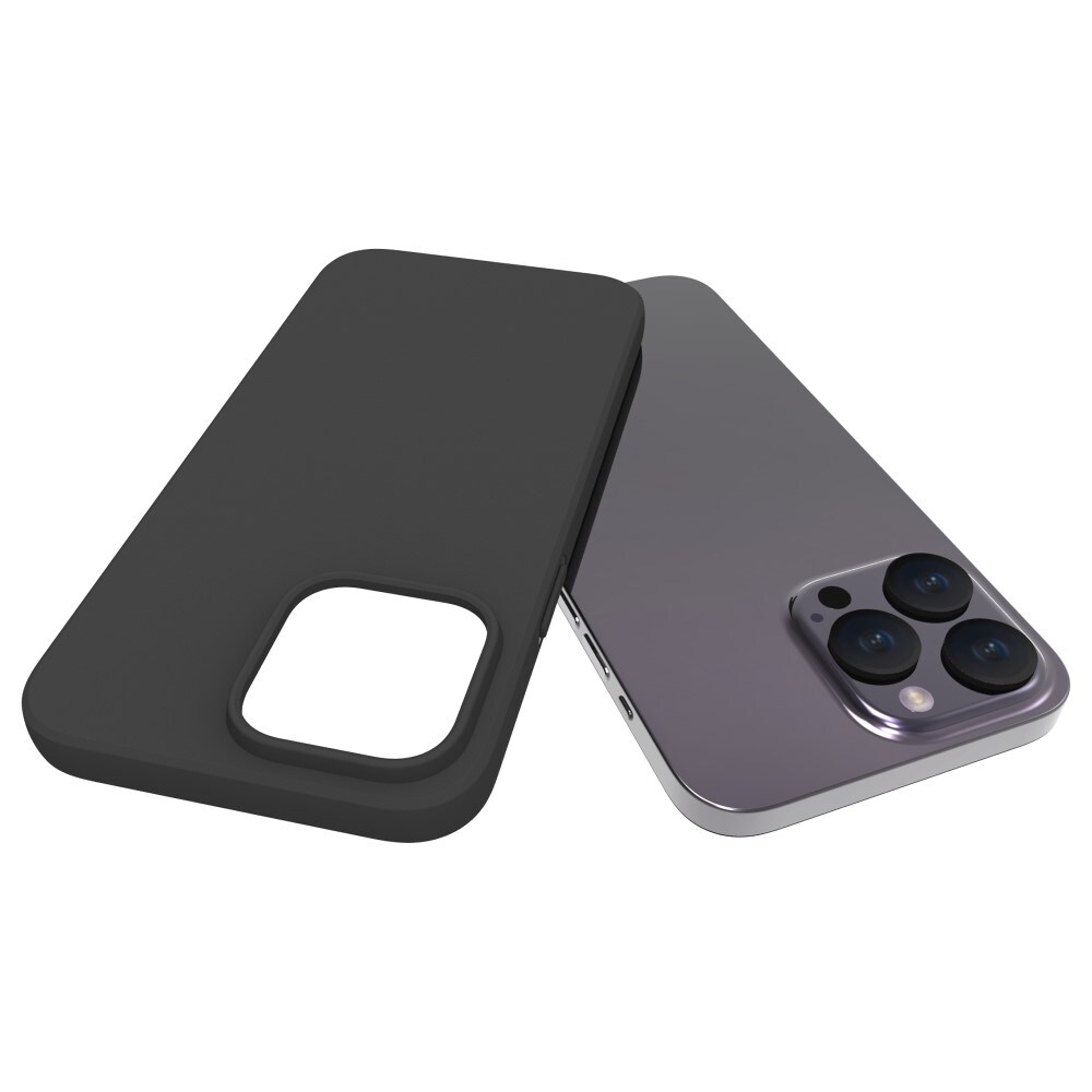 iPhone 15 Pro Max Mobilcover i TPU, Sort