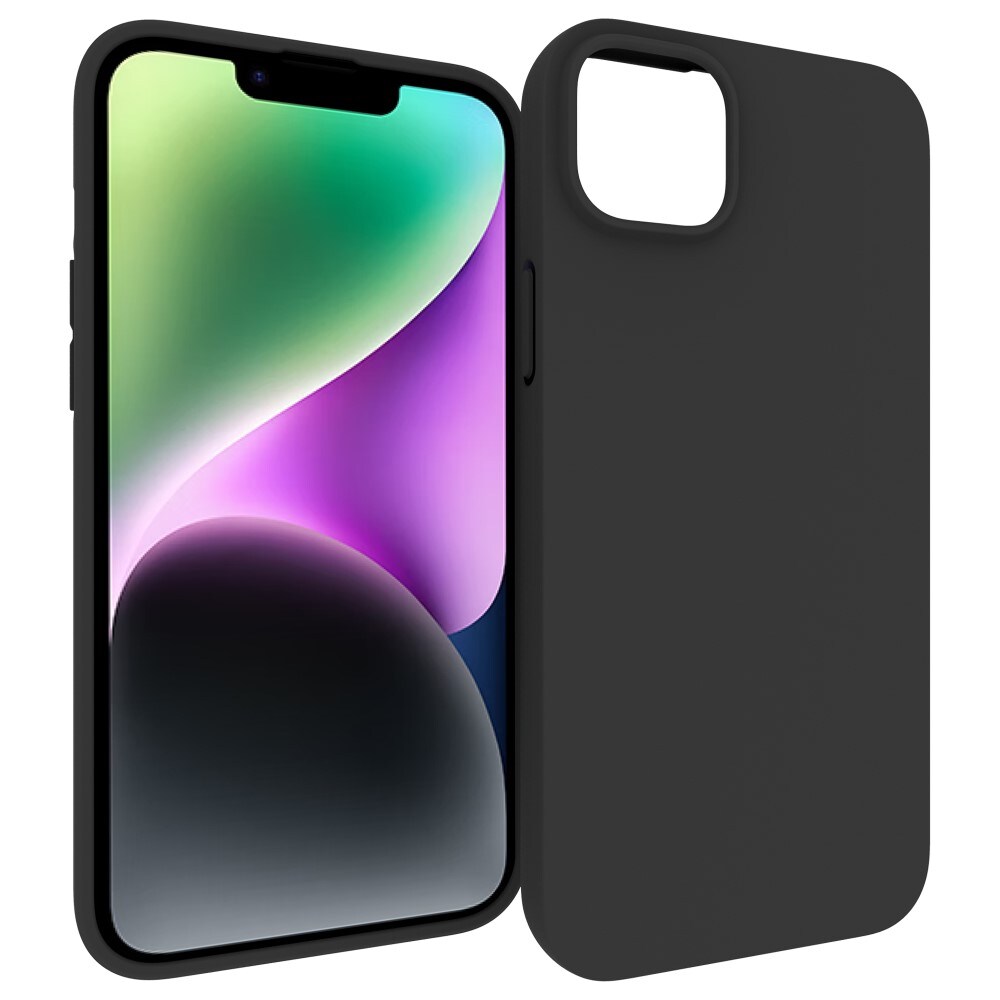 iPhone 15 Plus Mobilcover i TPU, Sort
