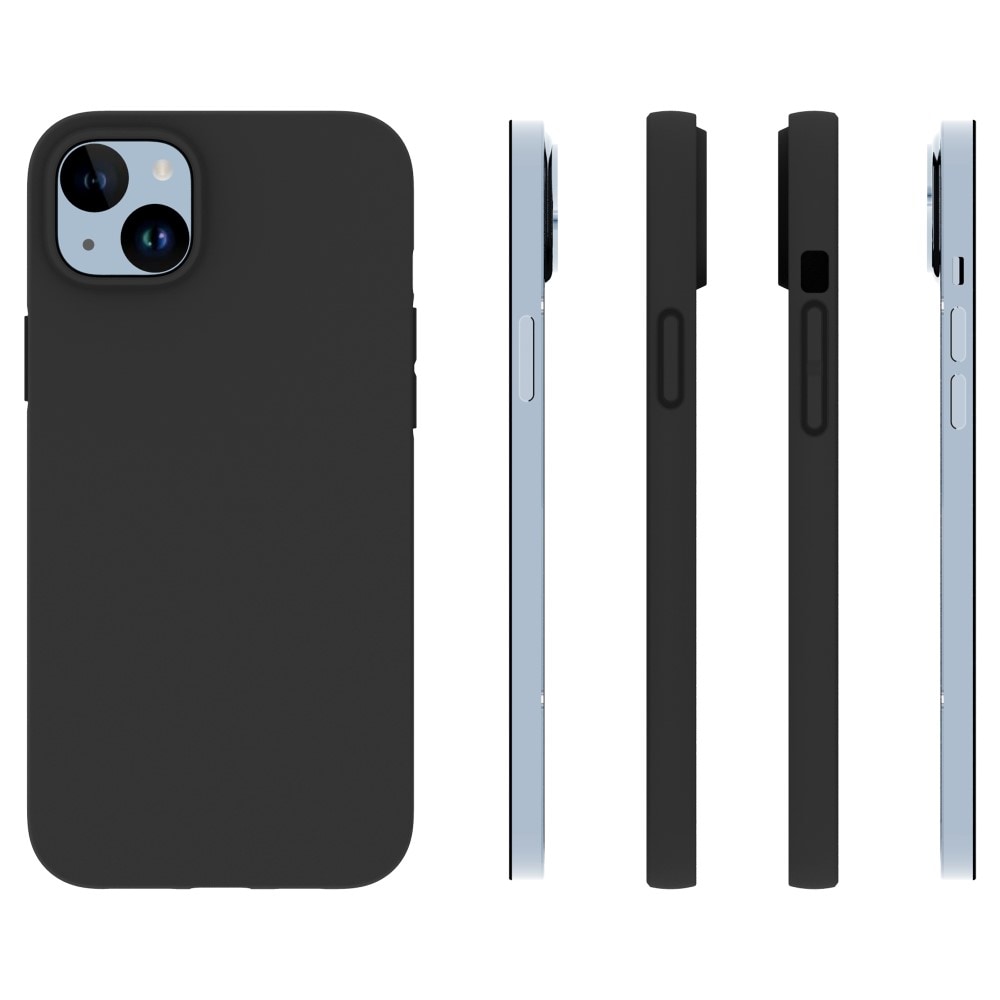iPhone 15 Plus Mobilcover i TPU, Sort