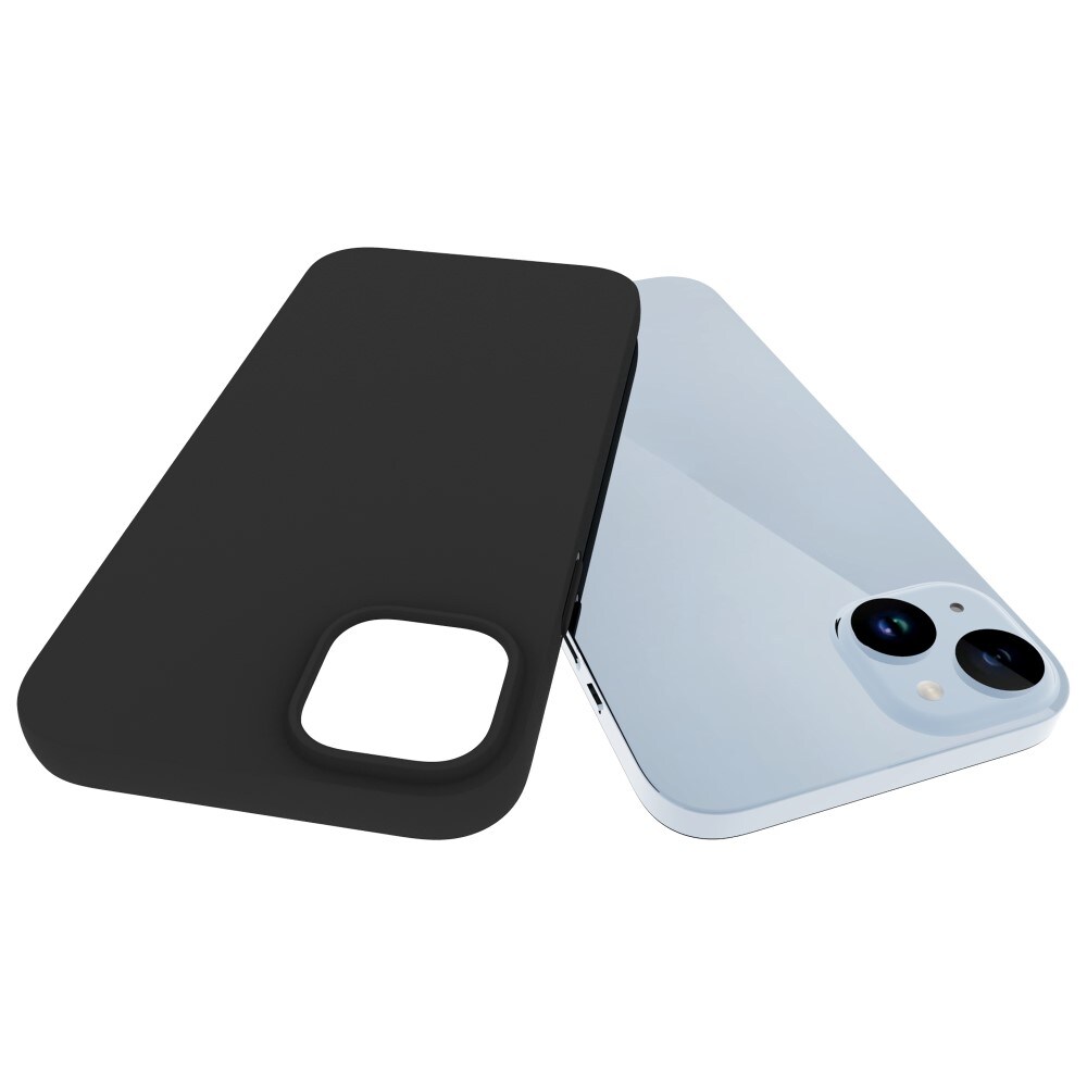 iPhone 15 Plus Mobilcover i TPU, Sort