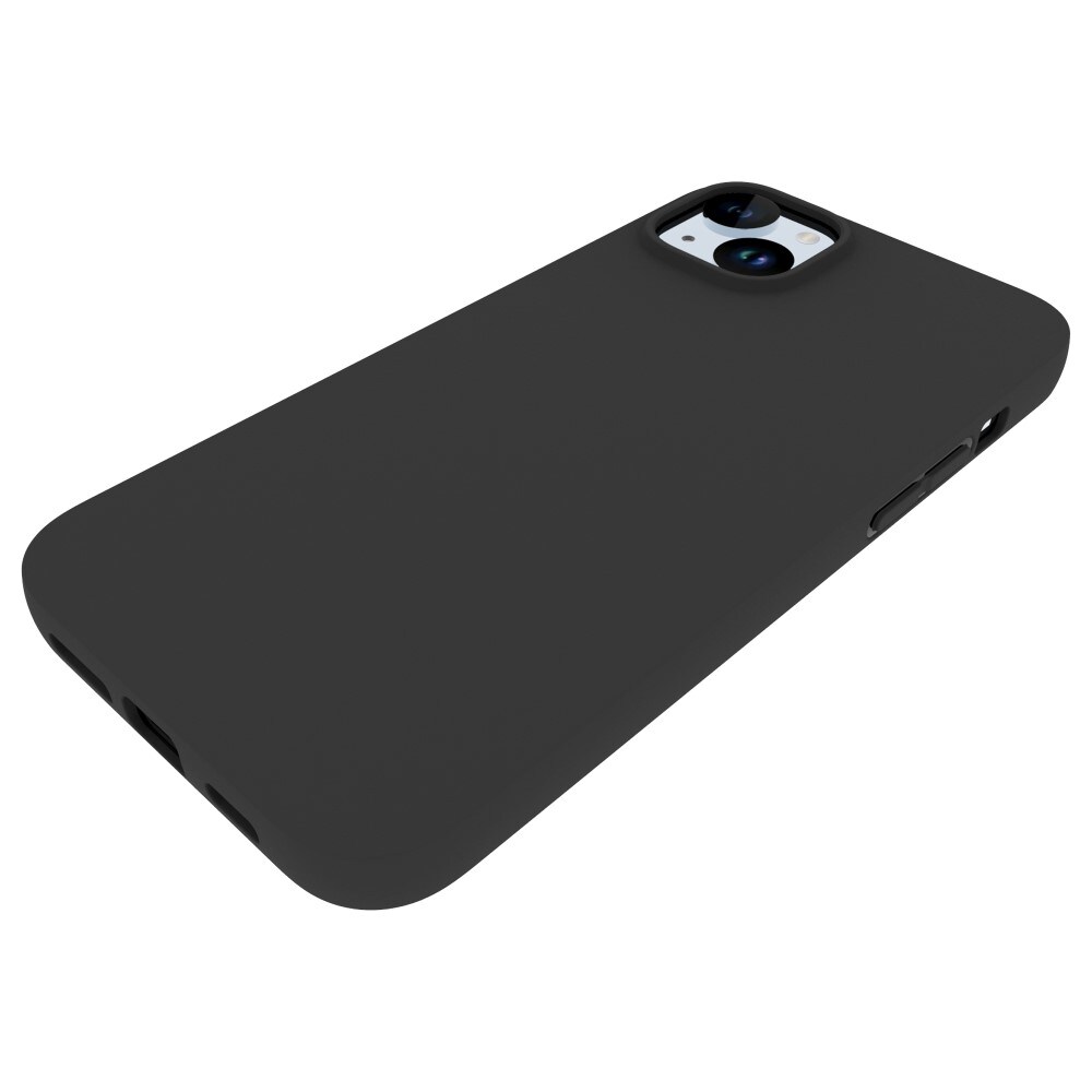 iPhone 15 Plus Mobilcover i TPU, Sort