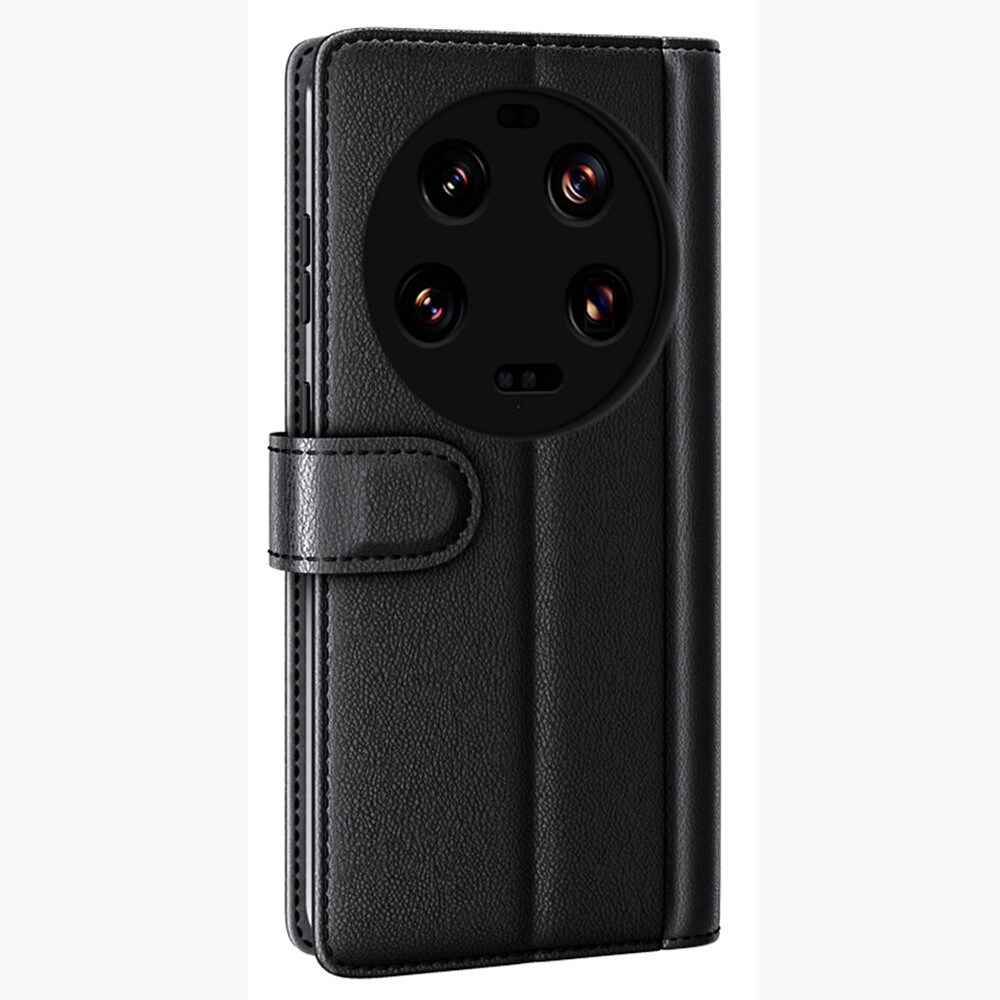 Xiaomi 13 Ultra Slankt mobiletui i ægte læder, Sort