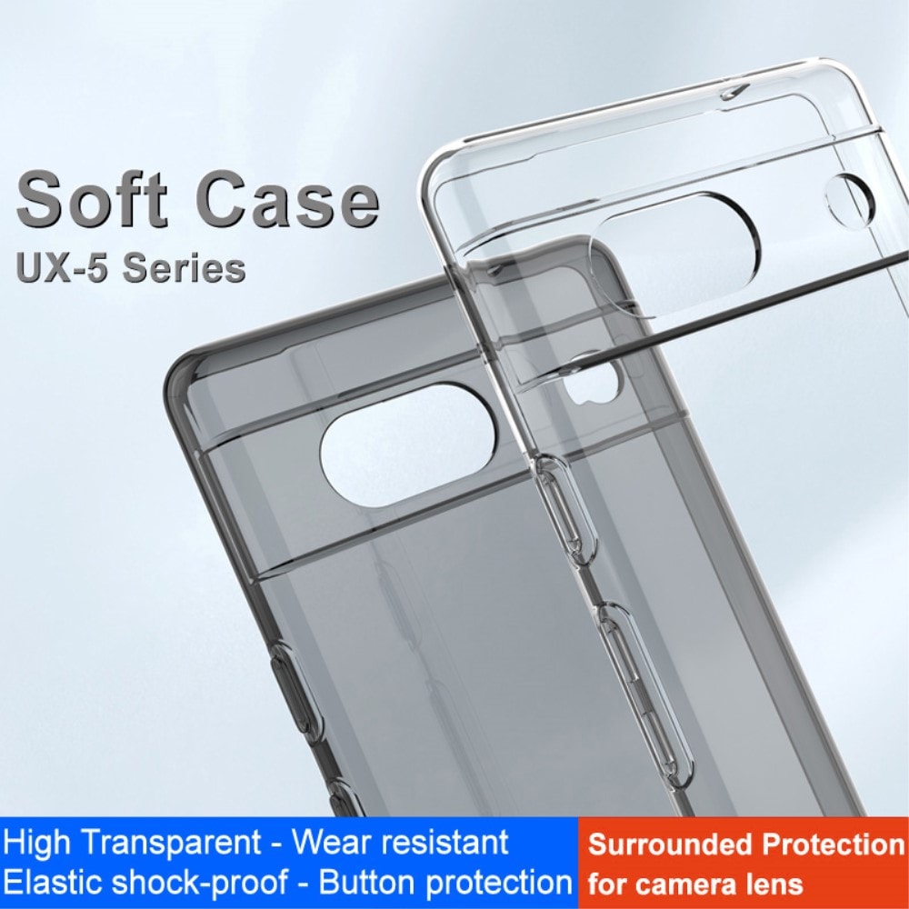 Google Pixel 7a Cover i TPU, Gennemsigtig