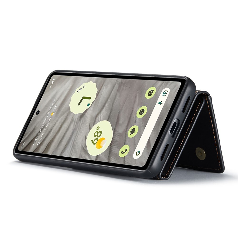 Google Pixel 7a Cover med aftagelig pung, Sort