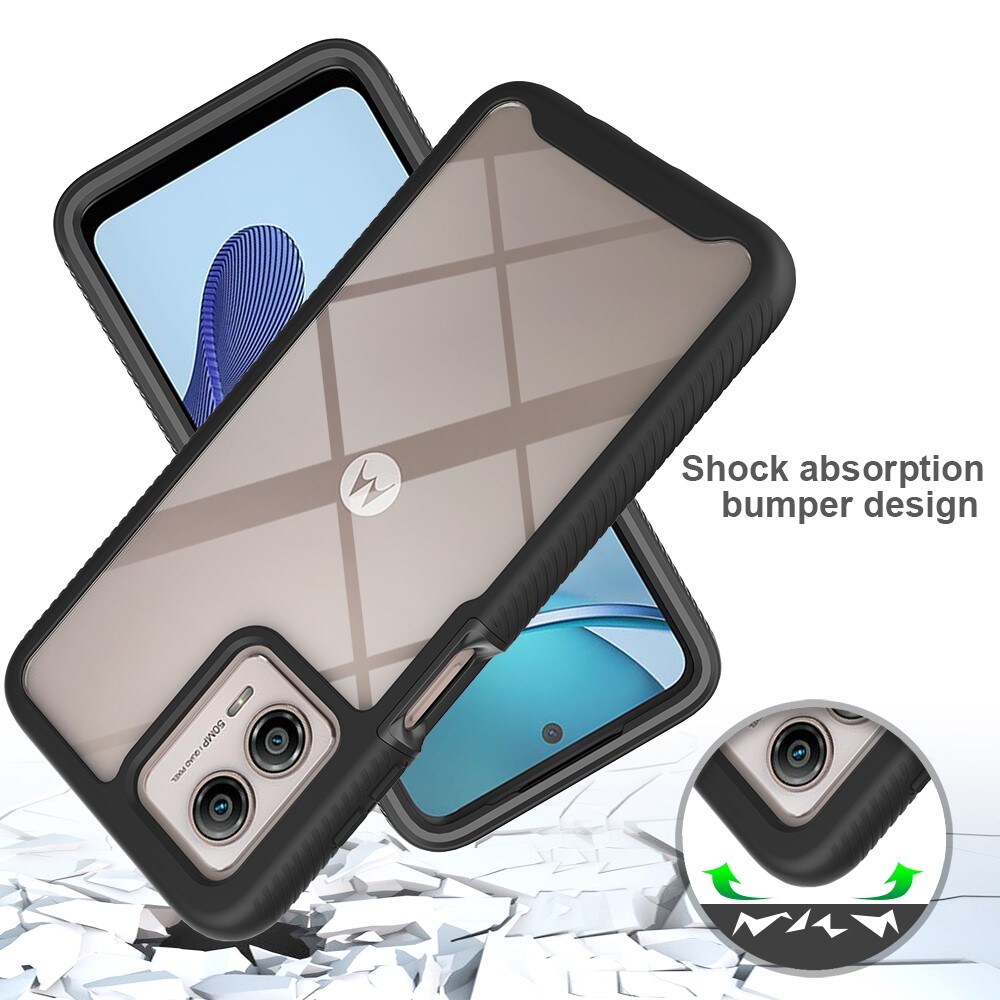 Motorola Moto G53 Mobilcover Full Protection, Sort