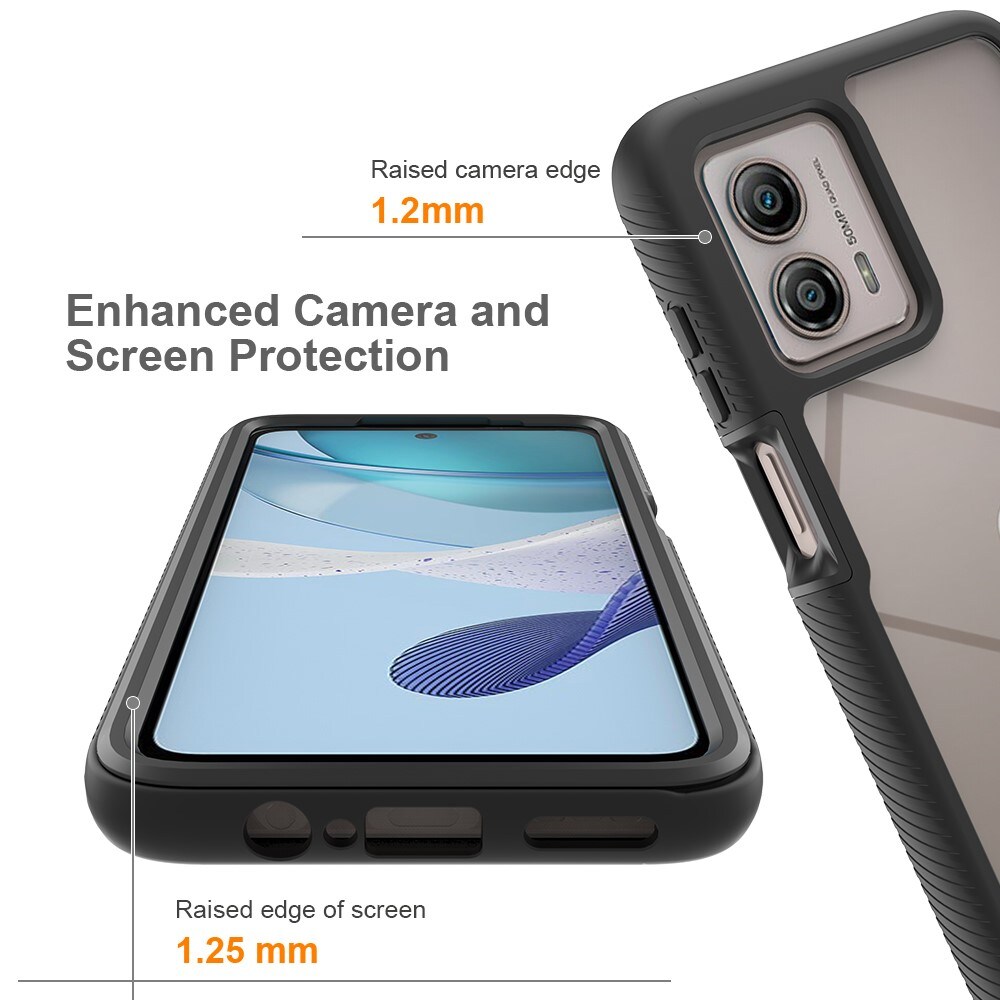 Motorola Moto G53 Mobilcover Full Protection, Sort