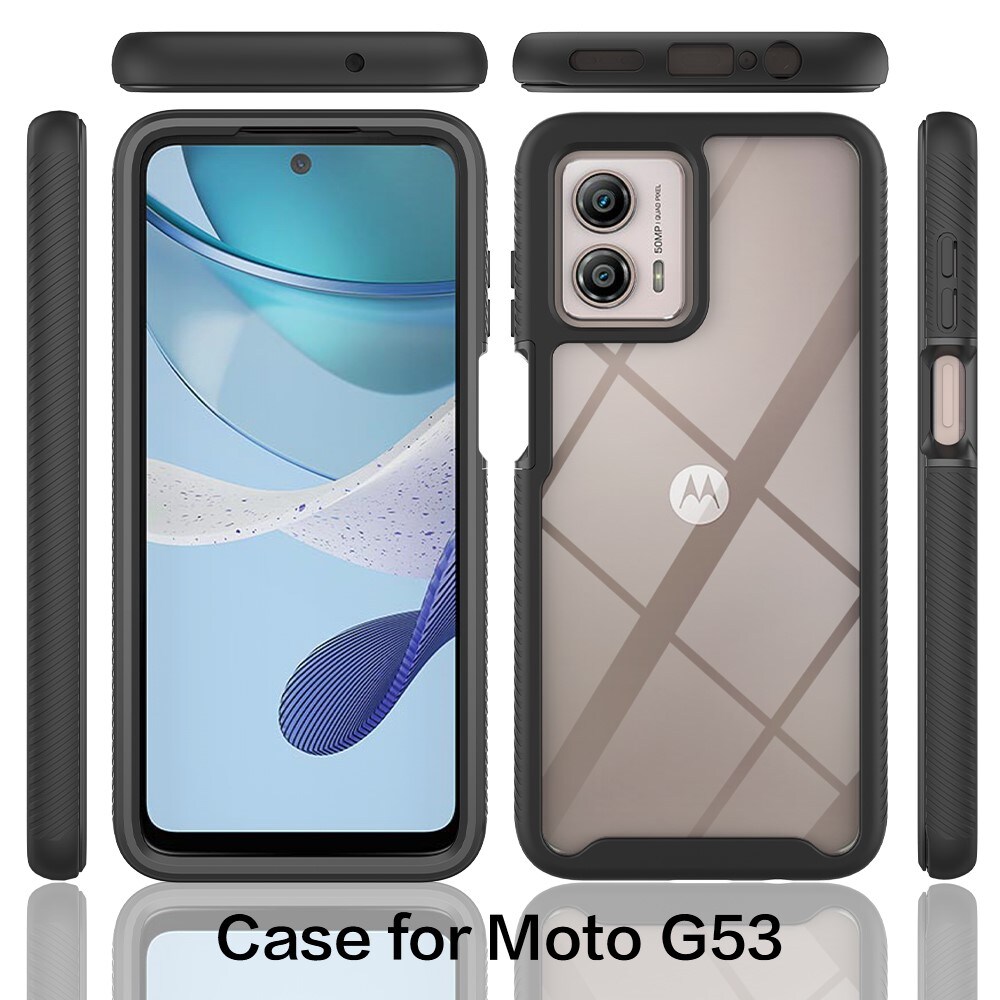 Motorola Moto G53 Mobilcover Full Protection, Sort