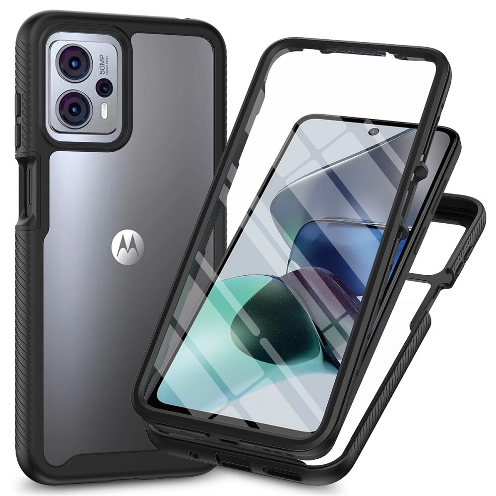 Motorola Moto G23 Mobilcover Full Protection, Sort