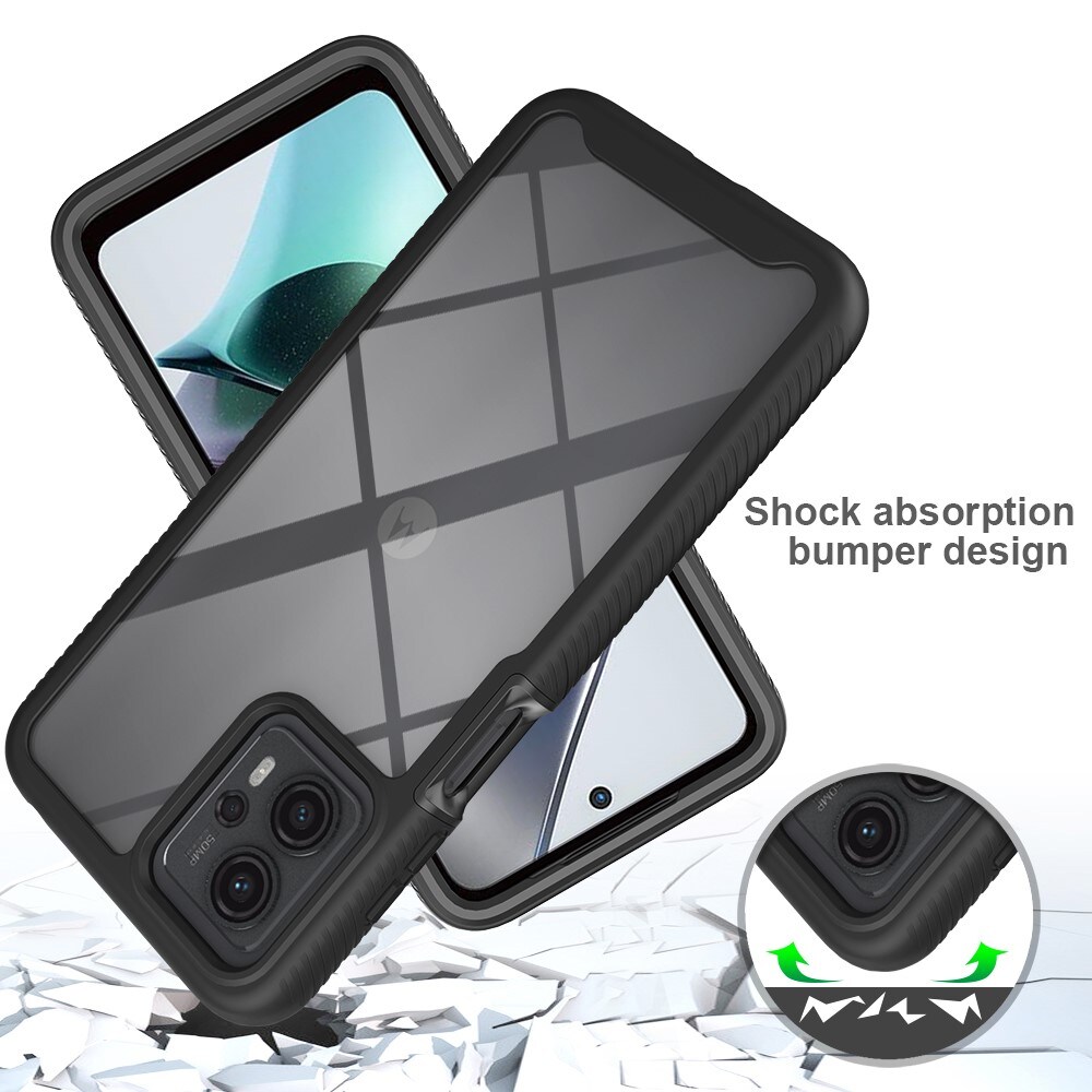 Motorola Moto G23 Mobilcover Full Protection, Sort