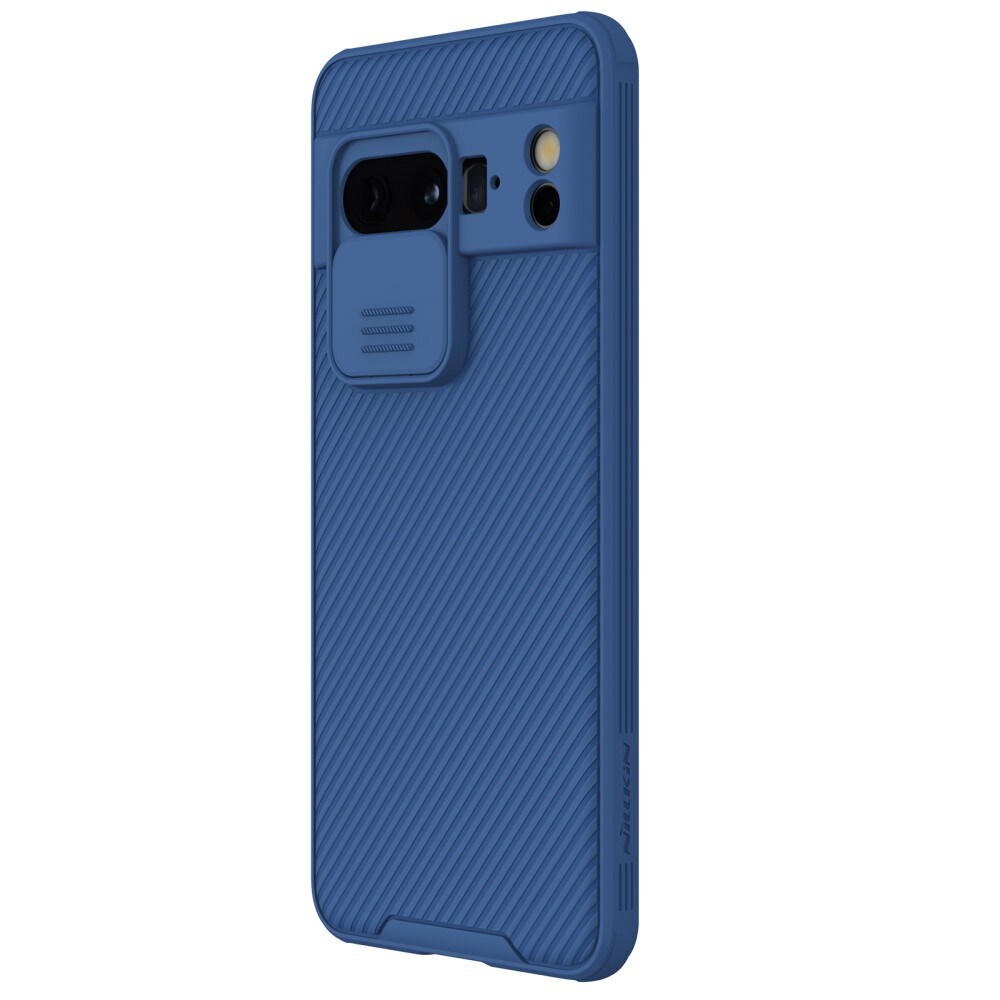 Google Pixel 8 Pro Cover med kamerabeskyttelse - CamShield, Blå