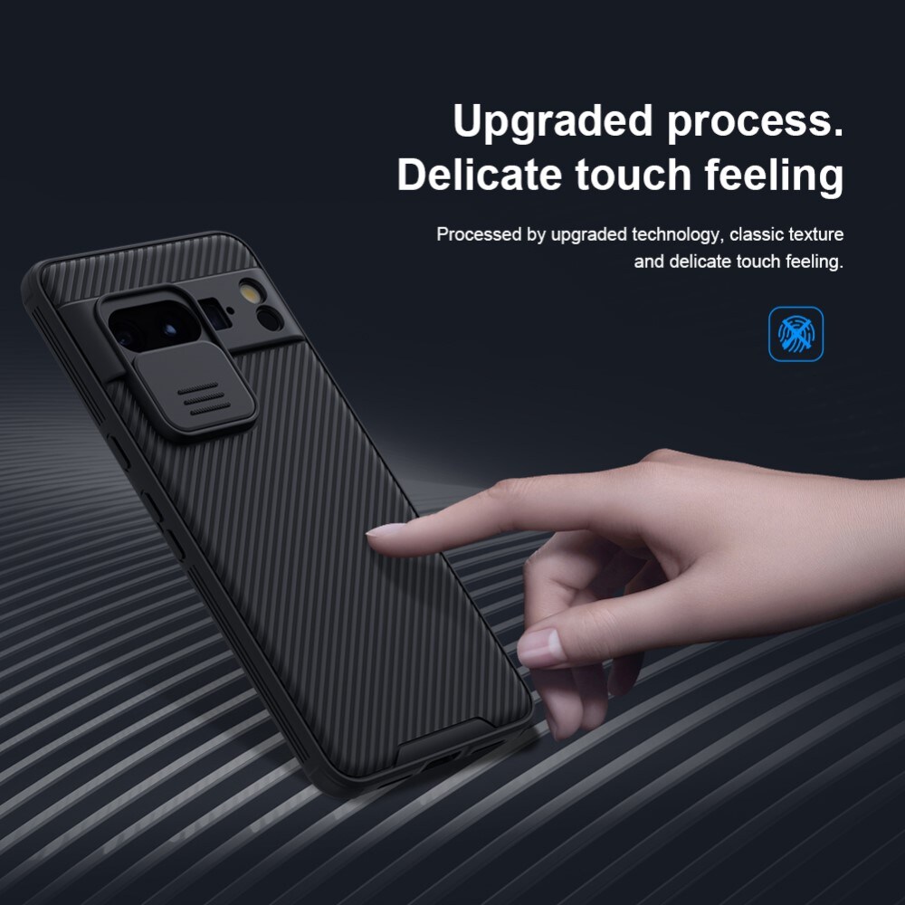 Google Pixel 8 Pro Cover med kamerabeskyttelse - CamShield, Blå
