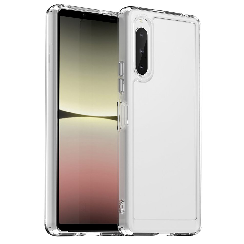 Sony Xperia 10 V Crystal Hybrid-cover, Gennemsigtig