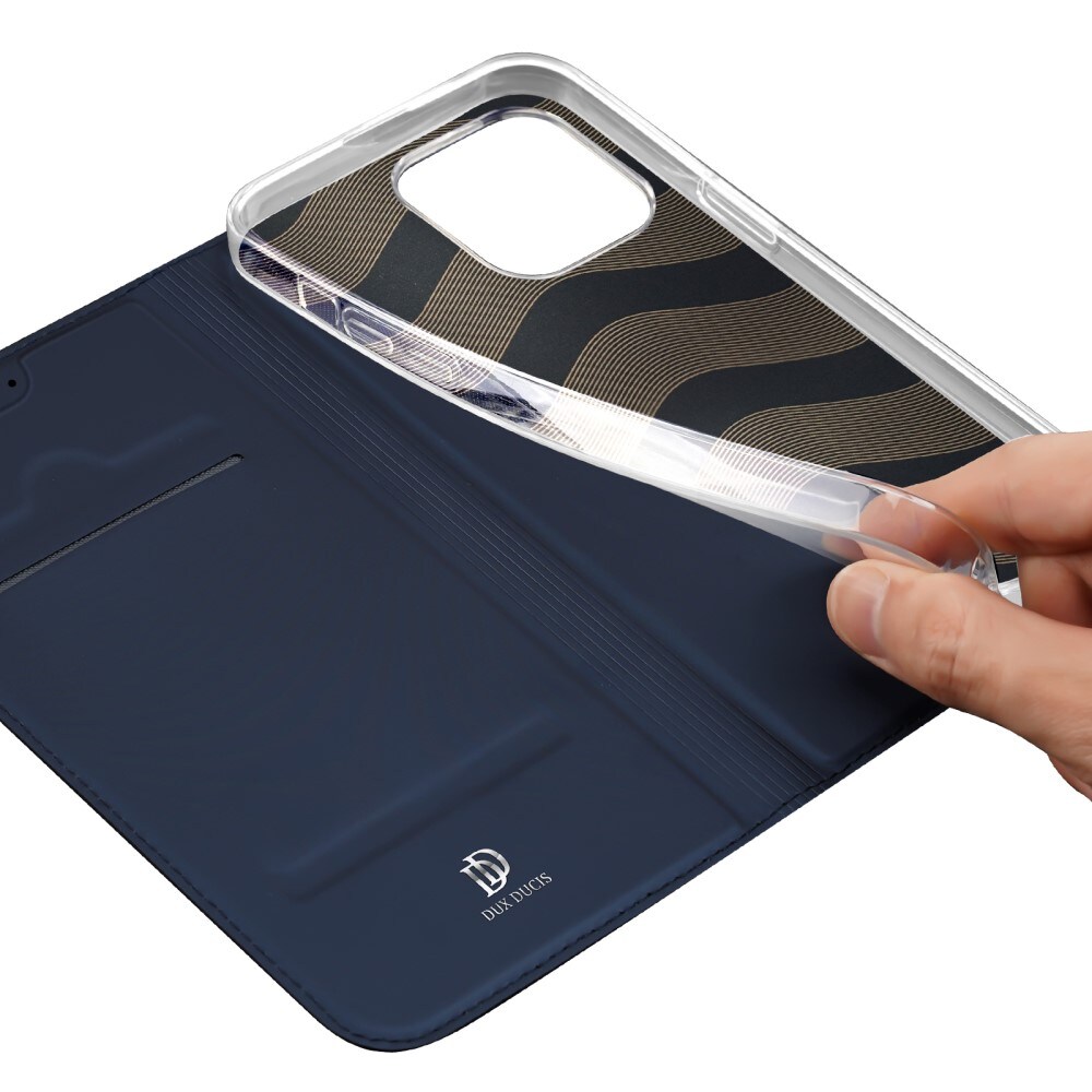 iPhone 15 Pro Slankt mobiletui, Navy