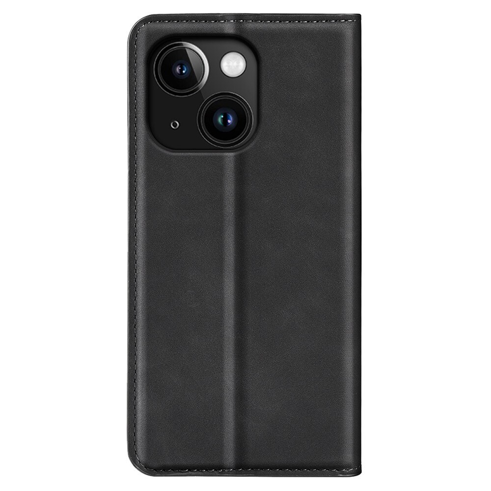 iPhone 15 Slankt etui med kortholder, Sort
