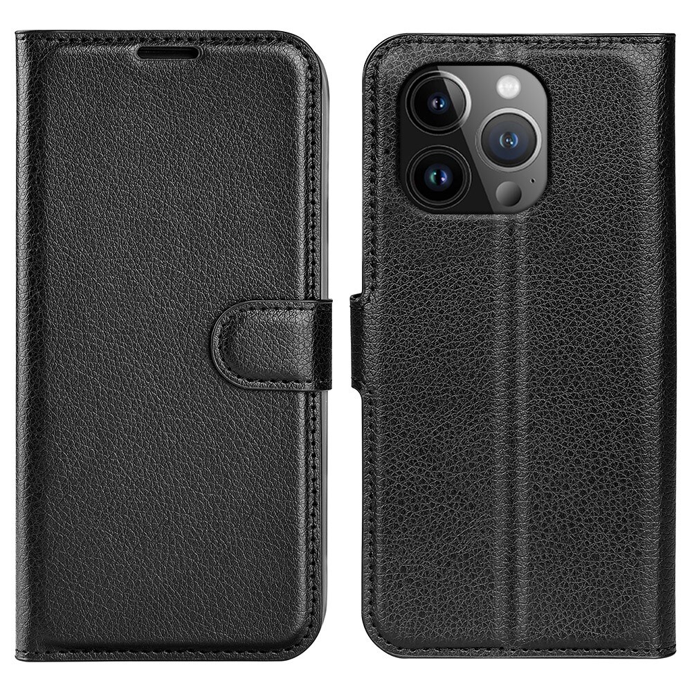 iPhone 15 Pro Max Enkelt mobiletui, Sort