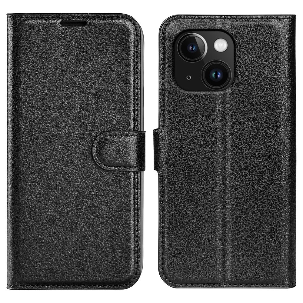 iPhone 15 Plus Enkelt mobiletui, Sort