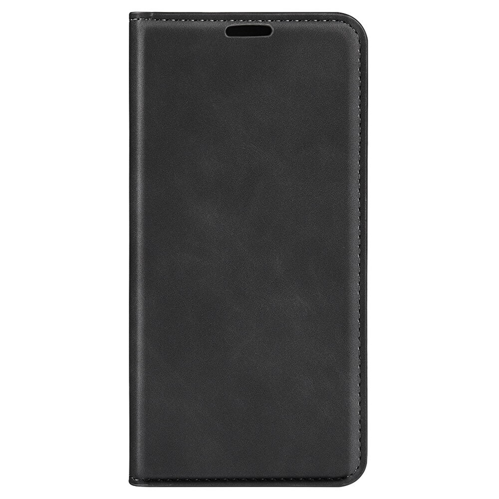 iPhone 15 Plus Slankt etui med kortholder, Sort