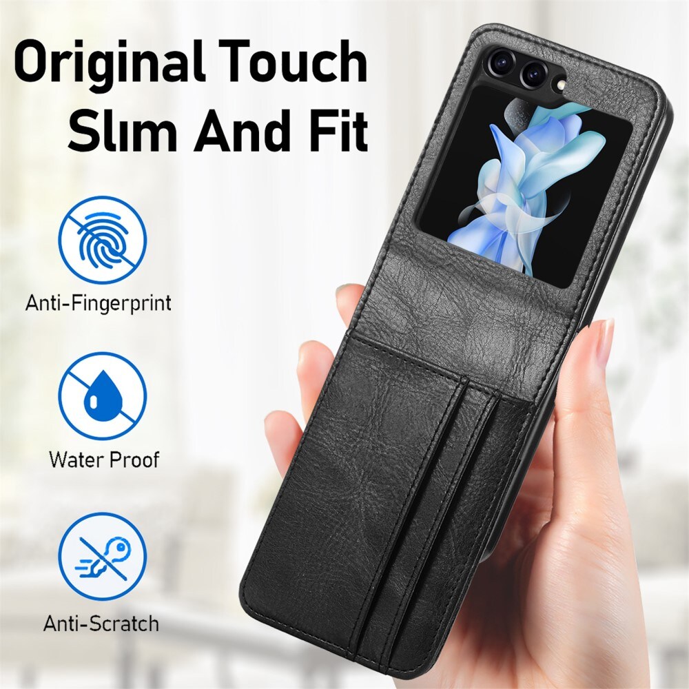 Samsung Galaxy Z Flip 5 Enkelt mobiletui, Sort