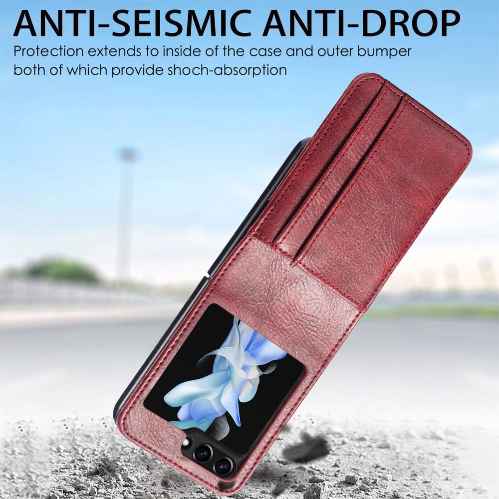 Samsung Galaxy Z Flip 5 Enkelt mobiletui, Rød