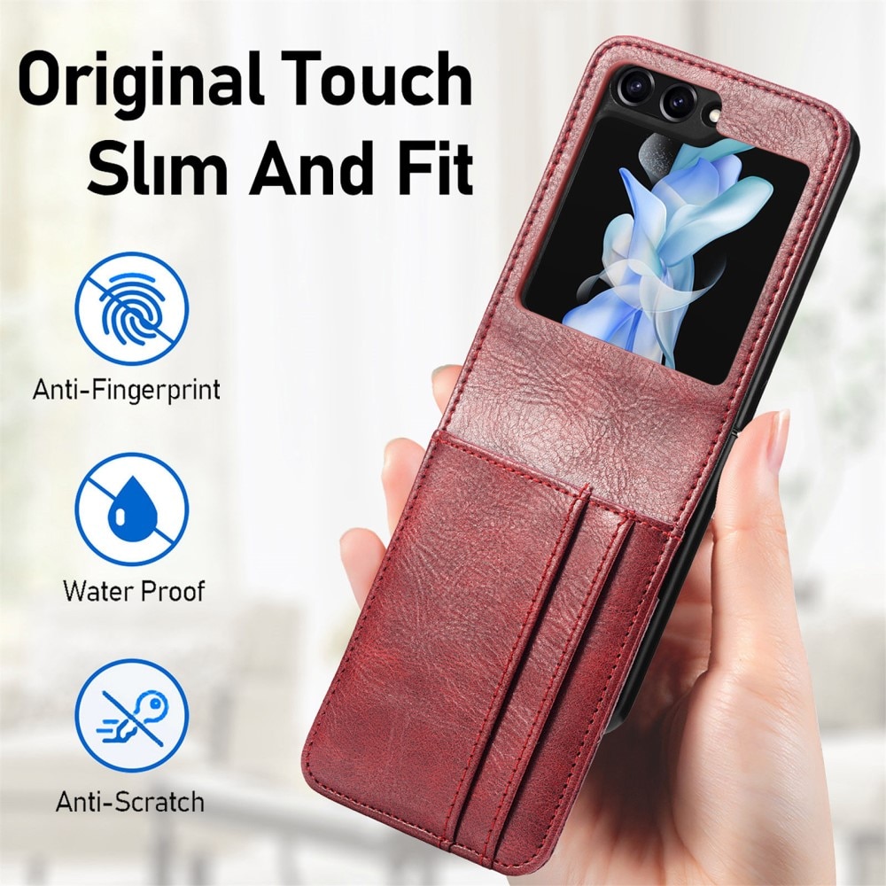 Samsung Galaxy Z Flip 5 Enkelt mobiletui, Rød