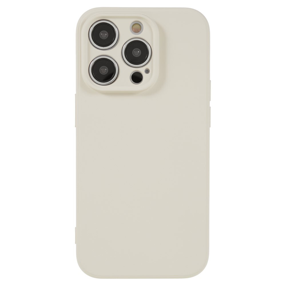 iPhone 15 Pro Max Mobilcover i TPU, Beige