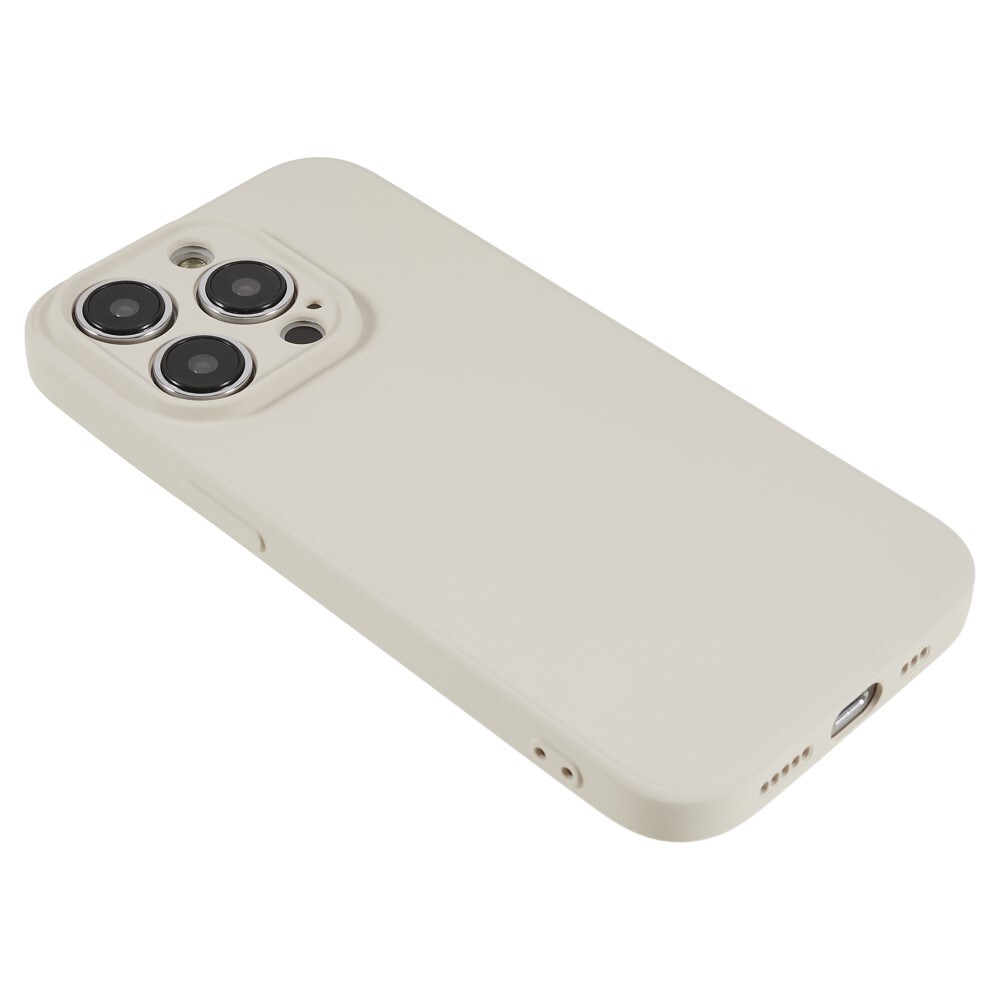 iPhone 15 Pro Max Mobilcover i TPU, Beige