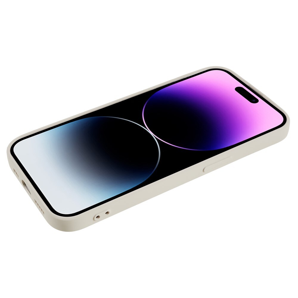 iPhone 15 Pro Max Mobilcover i TPU, Beige