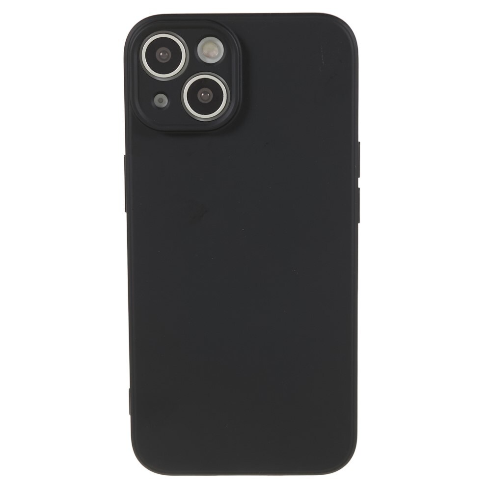 iPhone 15 Mobilcover i TPU, Sort