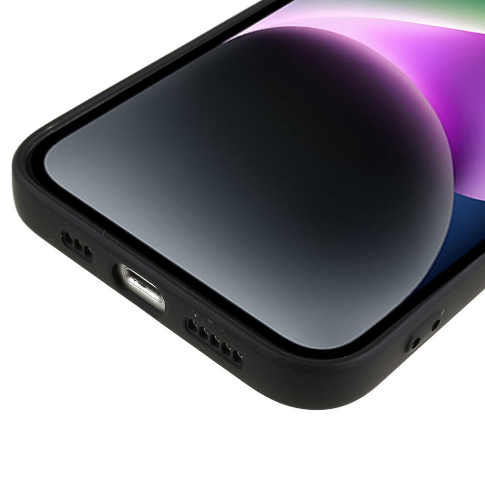 iPhone 15 Mobilcover i TPU, Sort