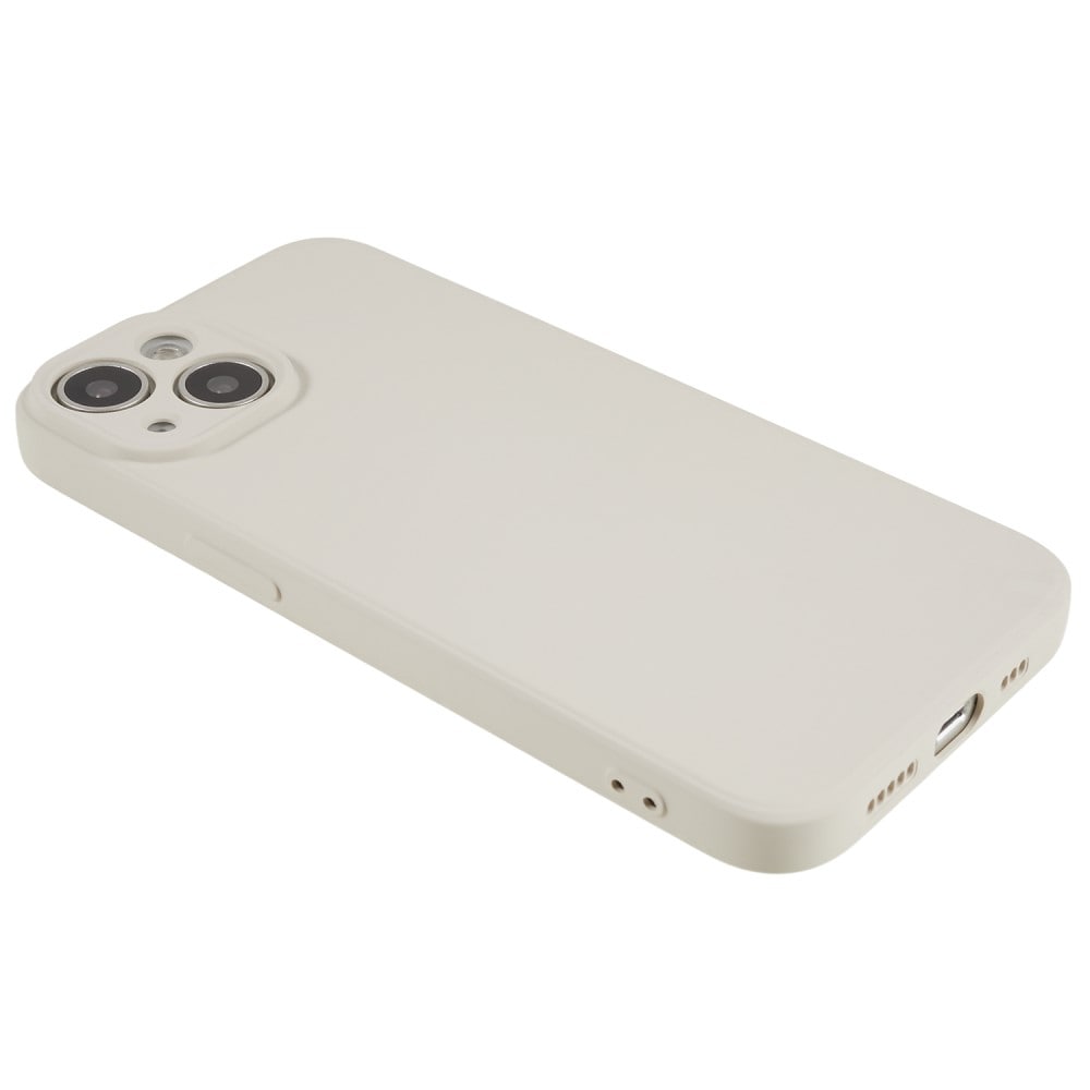 iPhone 15 Mobilcover i TPU, Beige