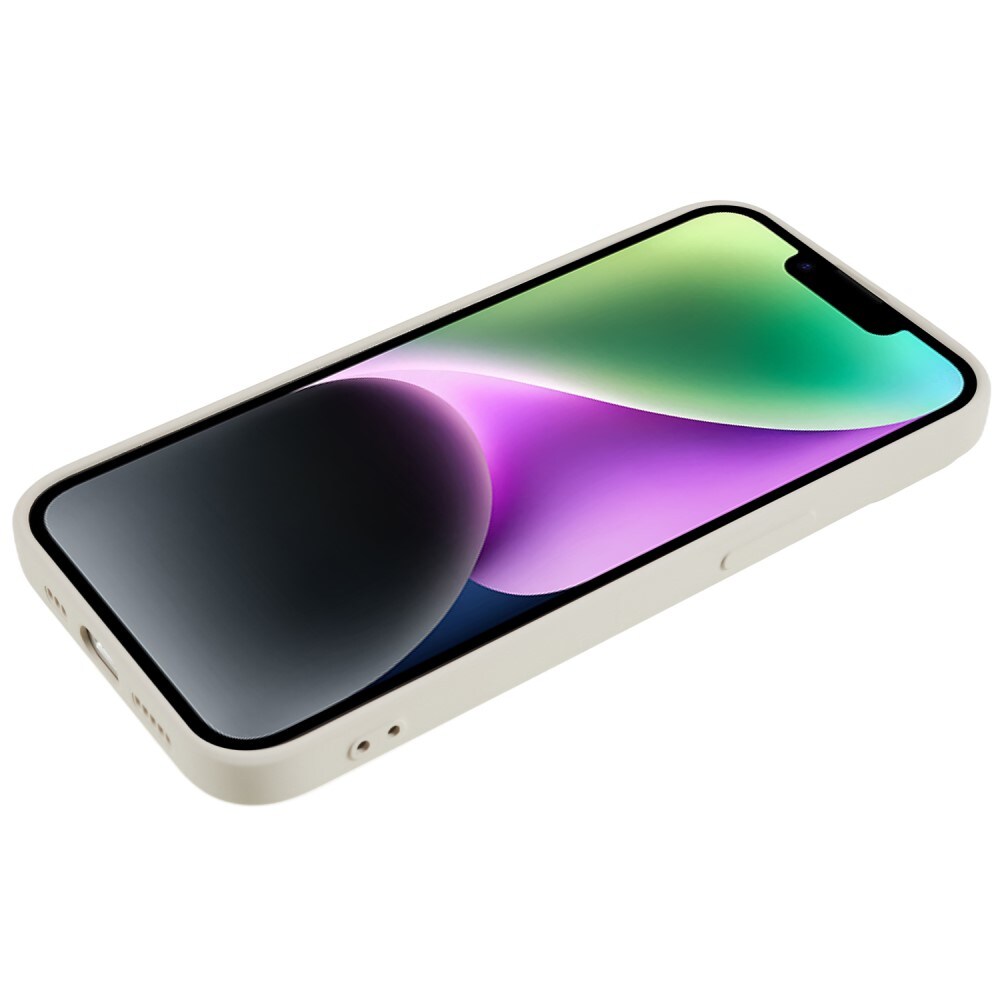iPhone 15 Mobilcover i TPU, Beige