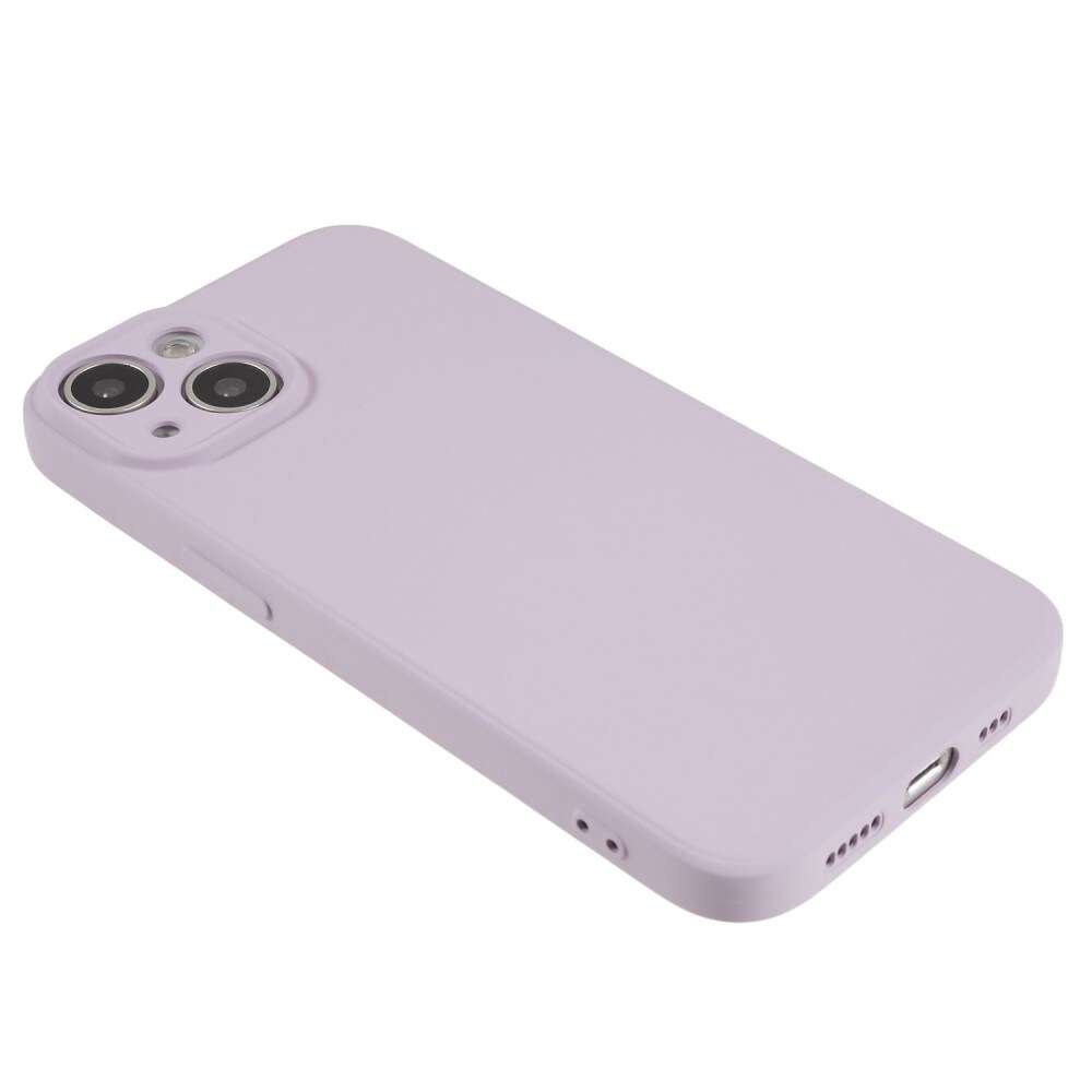 iPhone 15 Mobilcover i TPU, Lilla