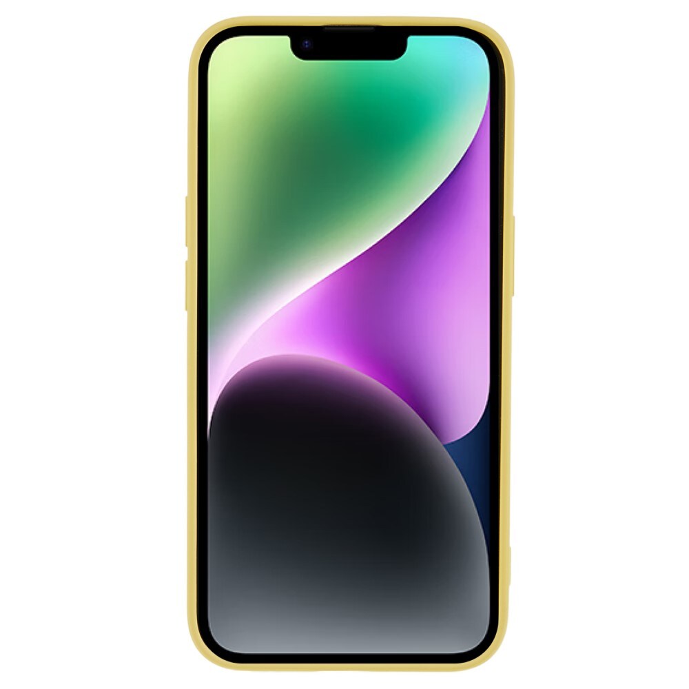 iPhone 15 Mobilcover i TPU, Gul