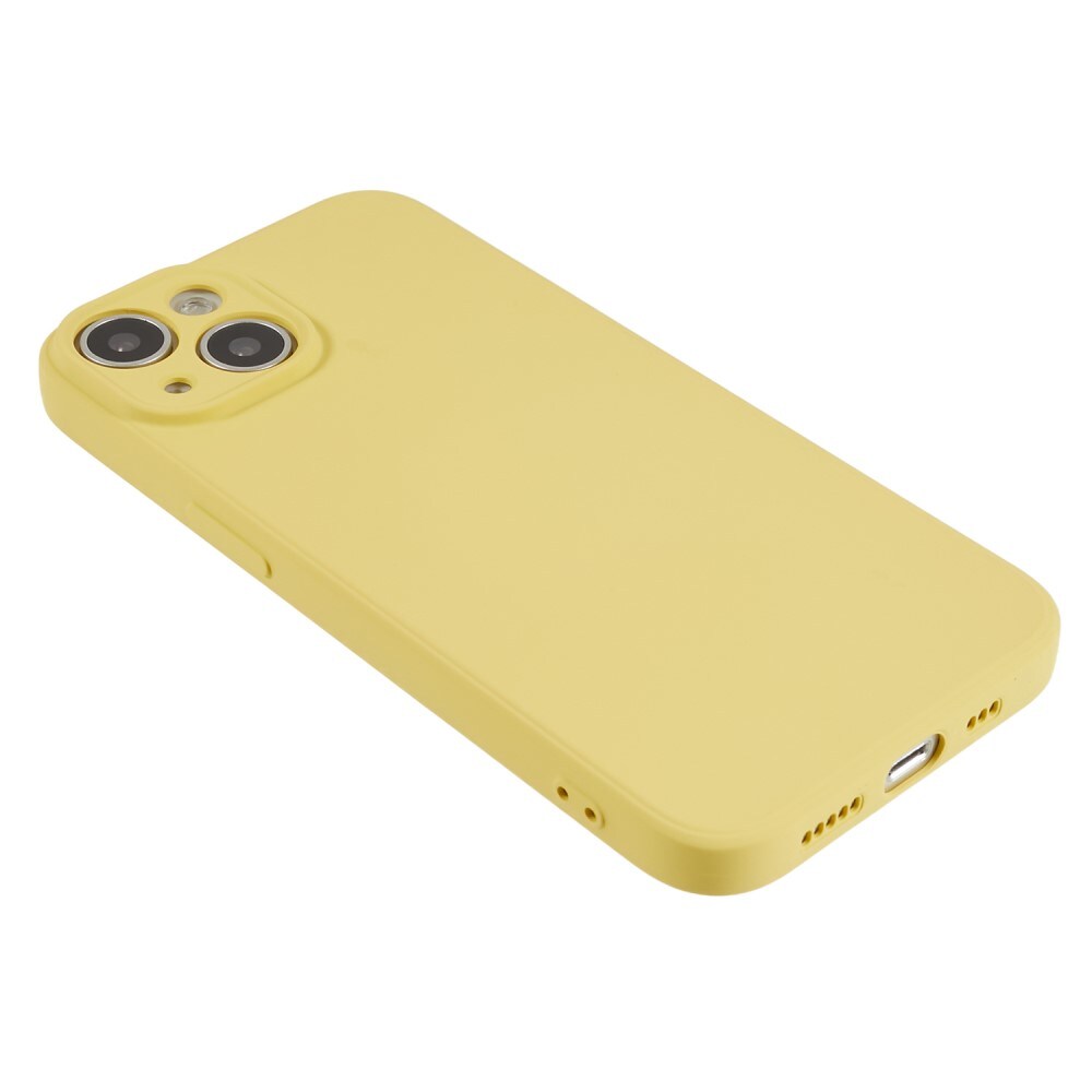 iPhone 15 Mobilcover i TPU, Gul