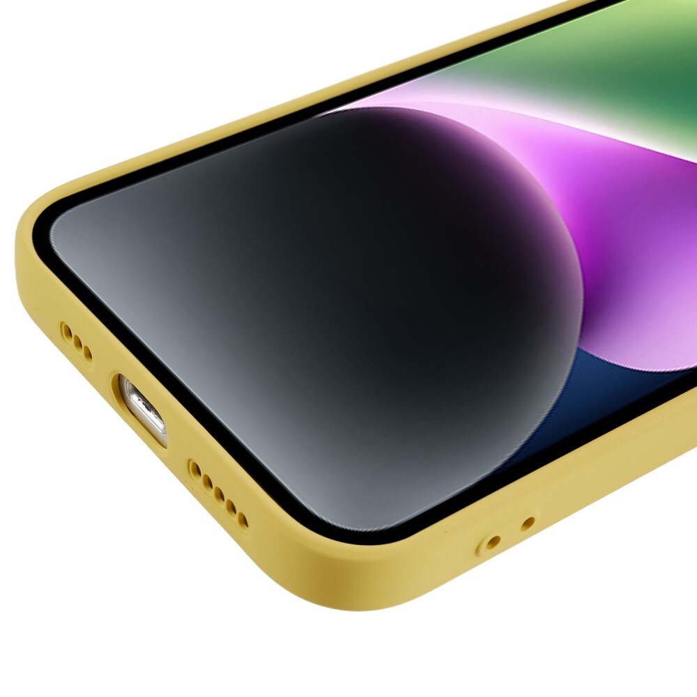 iPhone 15 Mobilcover i TPU, Gul