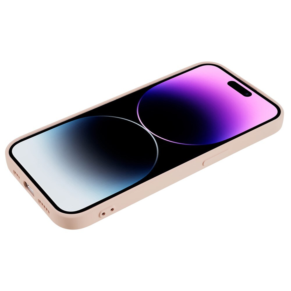 iPhone 15 Pro Mobilcover i TPU, Lyserød