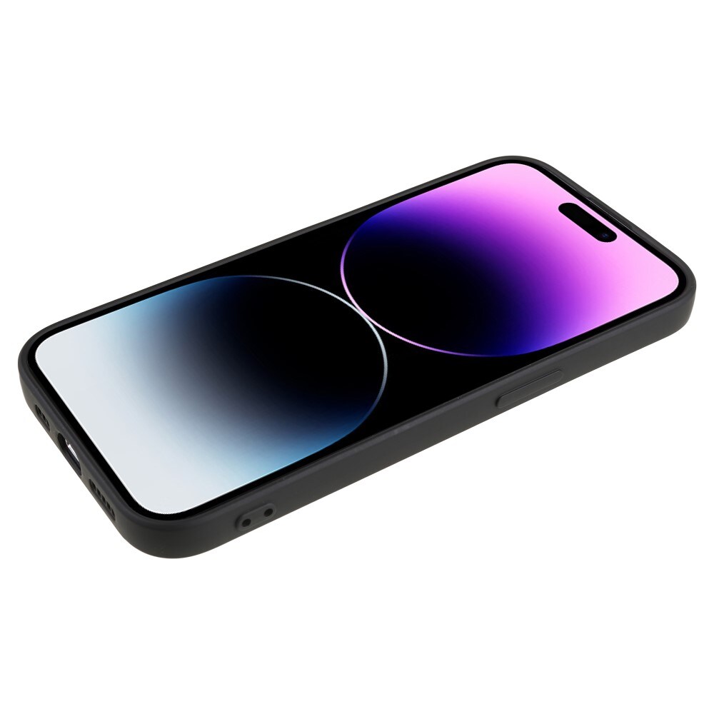 iPhone 15 Pro Mobilcover i TPU, Sort