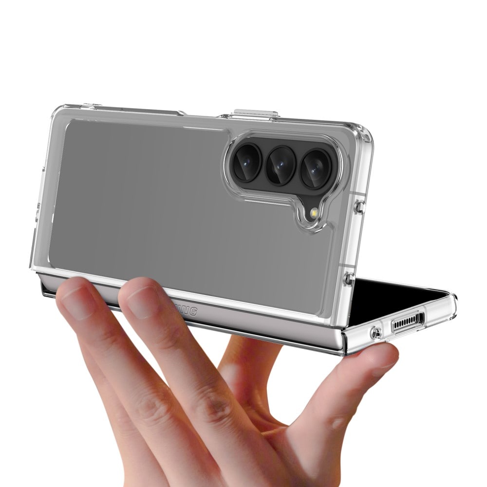Samsung Galaxy Z Fold 5 Crystal Hybrid-cover, Gennemsigtig