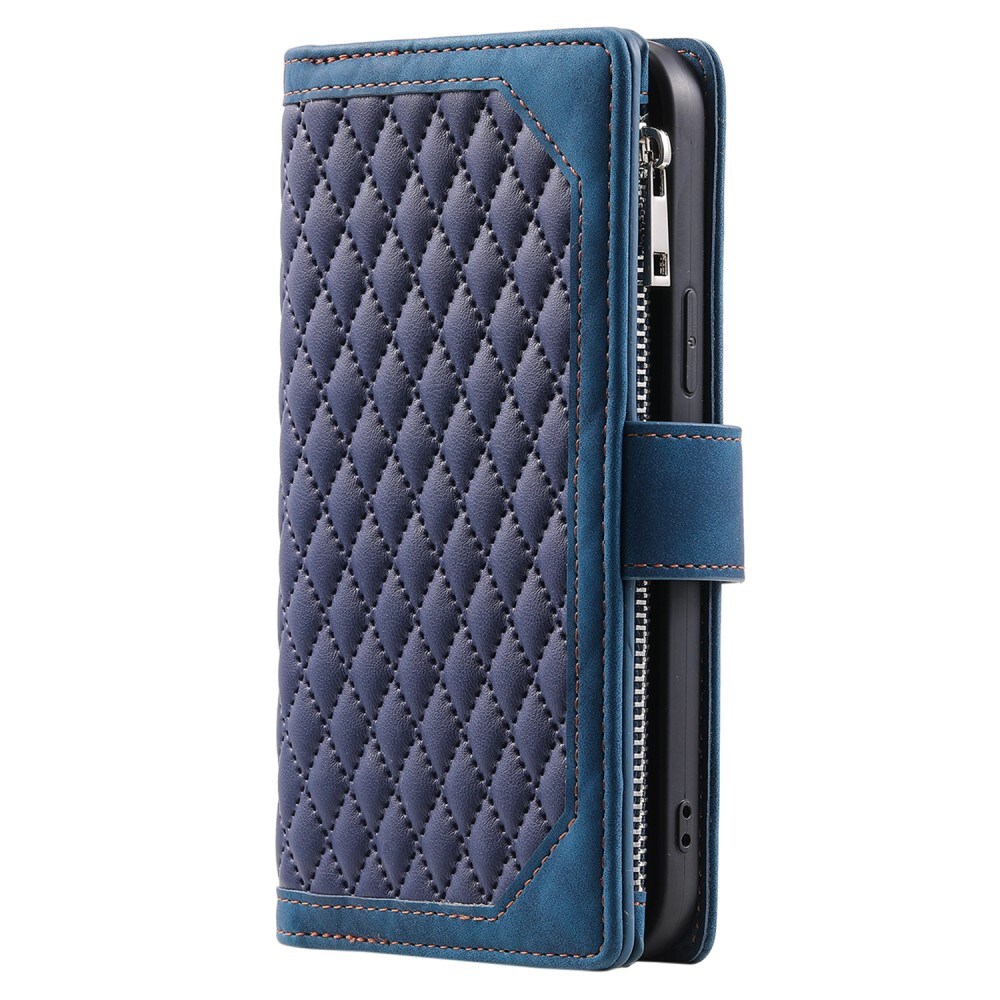 iPhone 15 Pro Max Quiltet pungtaske, Blå