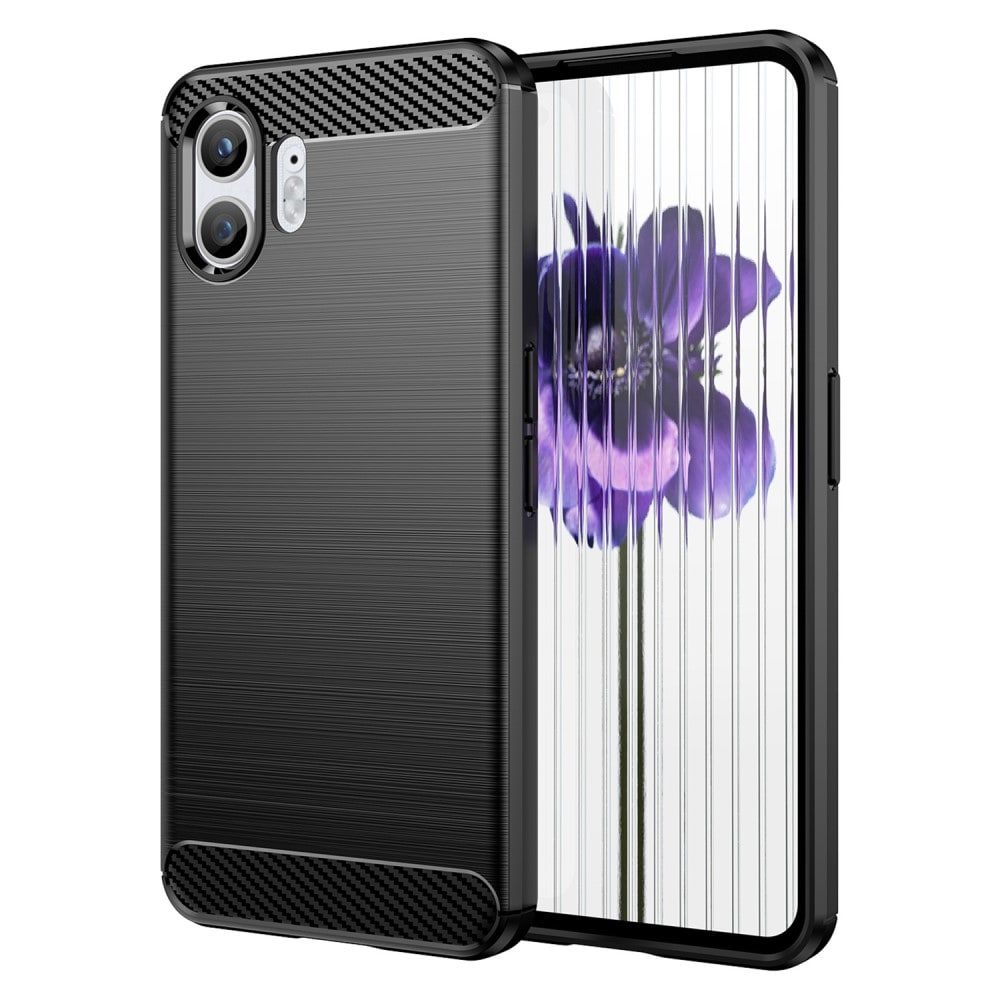 Nothing Phone 2 TPU-cover Brushed, Sort