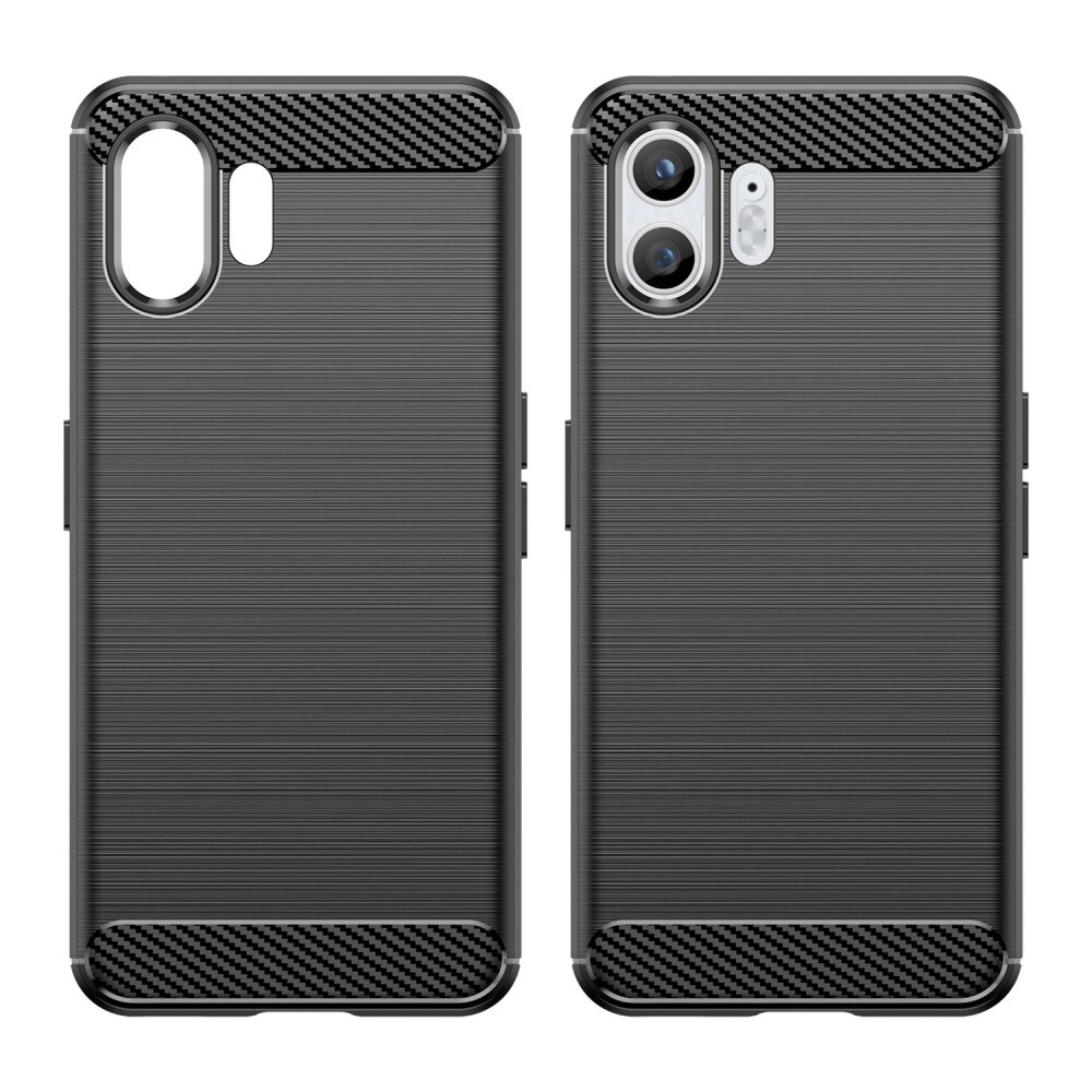 Nothing Phone 2 TPU-cover Brushed, Sort