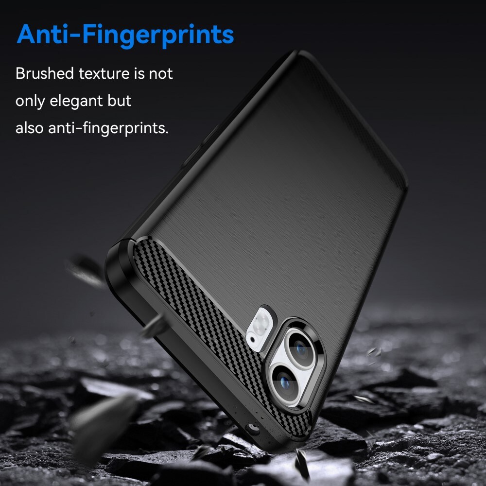 Nothing Phone 2 TPU-cover Brushed, Sort
