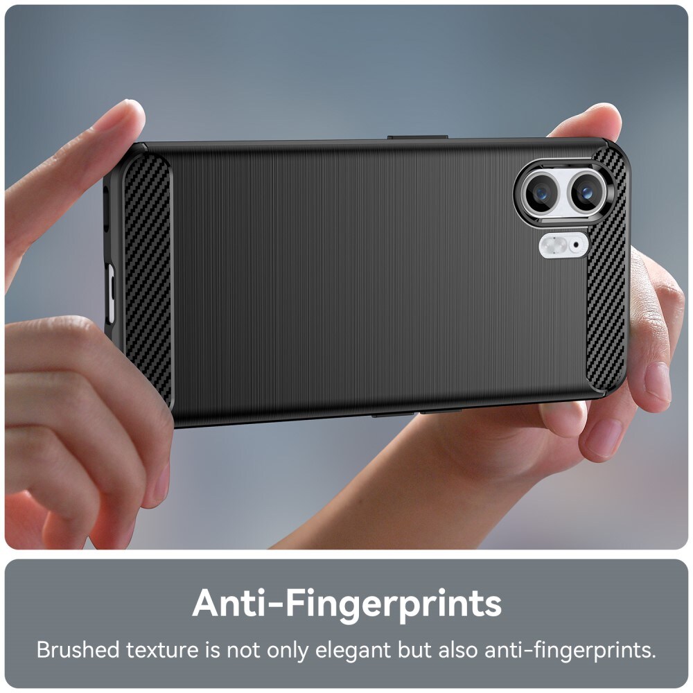 Nothing Phone 2 TPU-cover Brushed, Sort