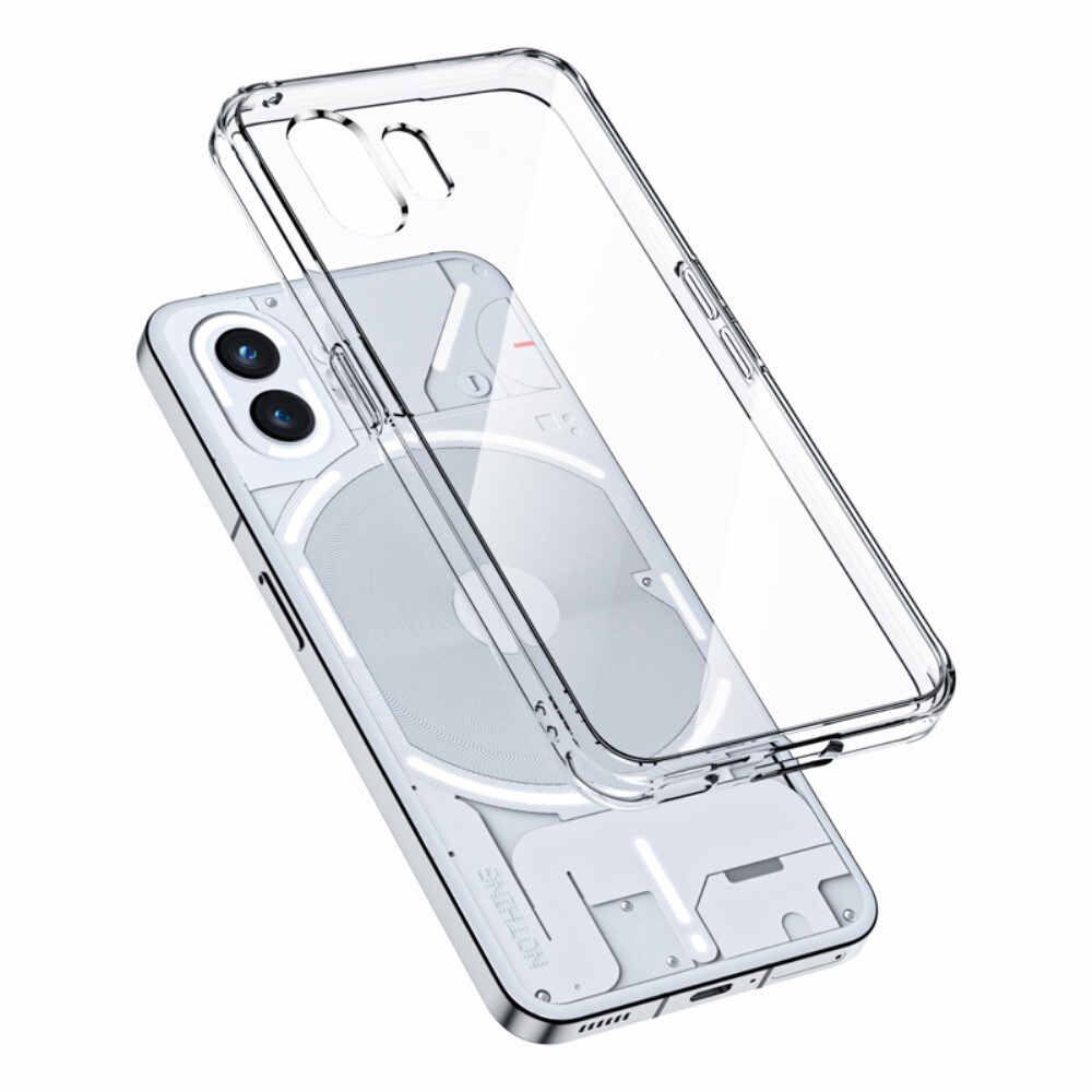 Nothing Phone 2 Tyndt TPU-cover, Gennemsigtig